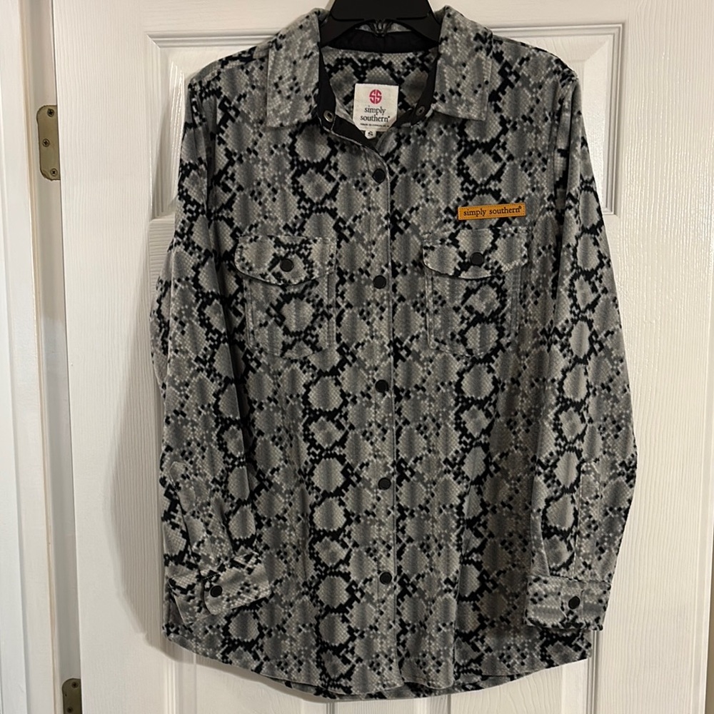 Simply Southern Fleece Jacket/Shacket
